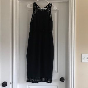 Express Black midi dress